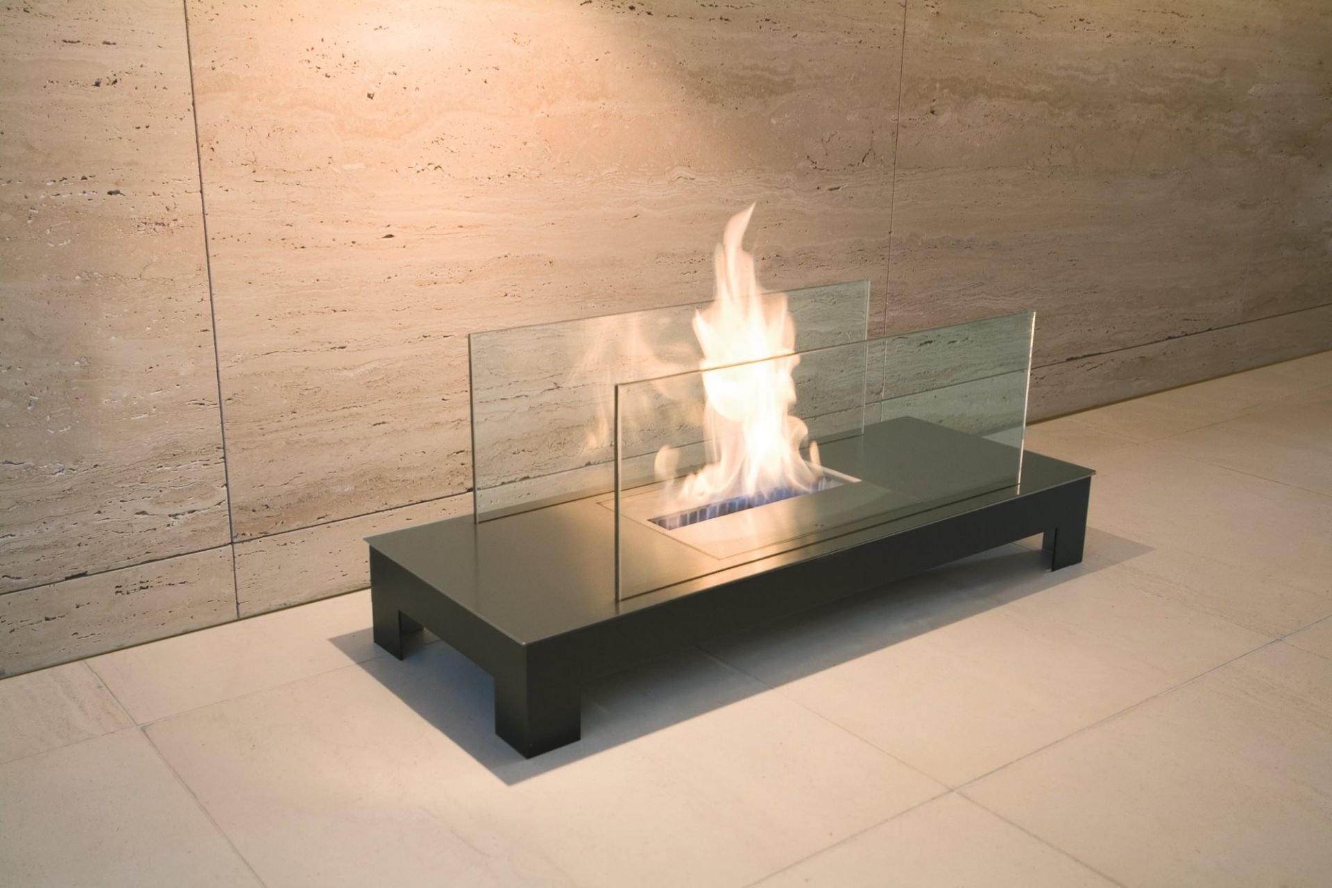 Floor Flame Cheminée Éthanol Radius
