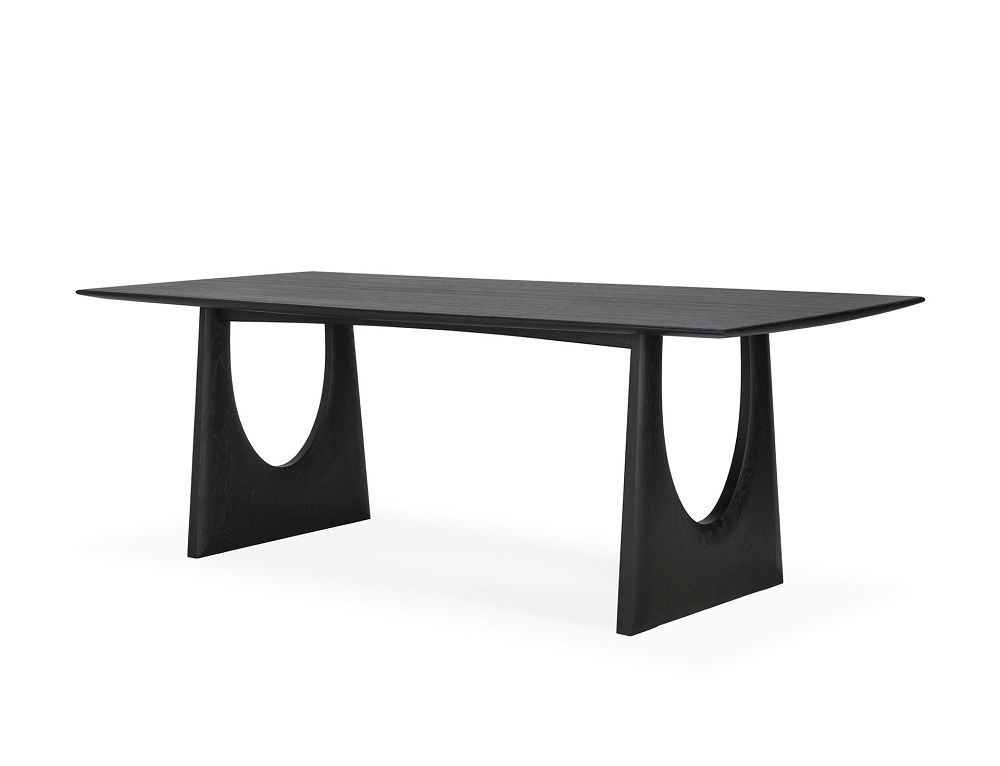 Geometric Dining table Table à manger Chêne noir Ethnicraft