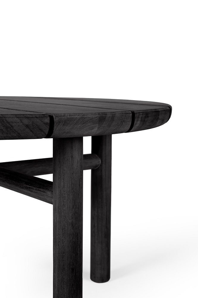 Quatro Table basse d'extérieur Teak noir Ethnicraft