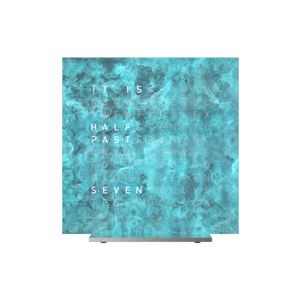  Earth 13.5 Creator's Edition Horloge de table version / Montre Anglais QLOCKTWO