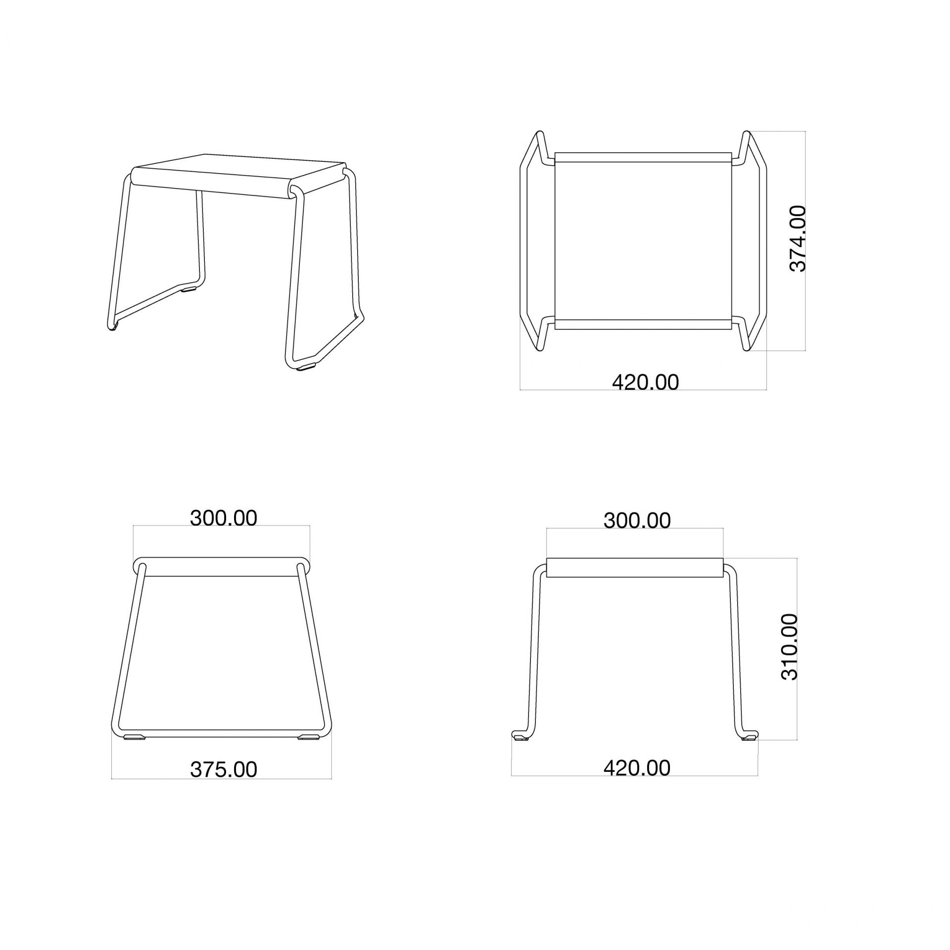 D:002 Table d'appoint Fuchs & Habicht