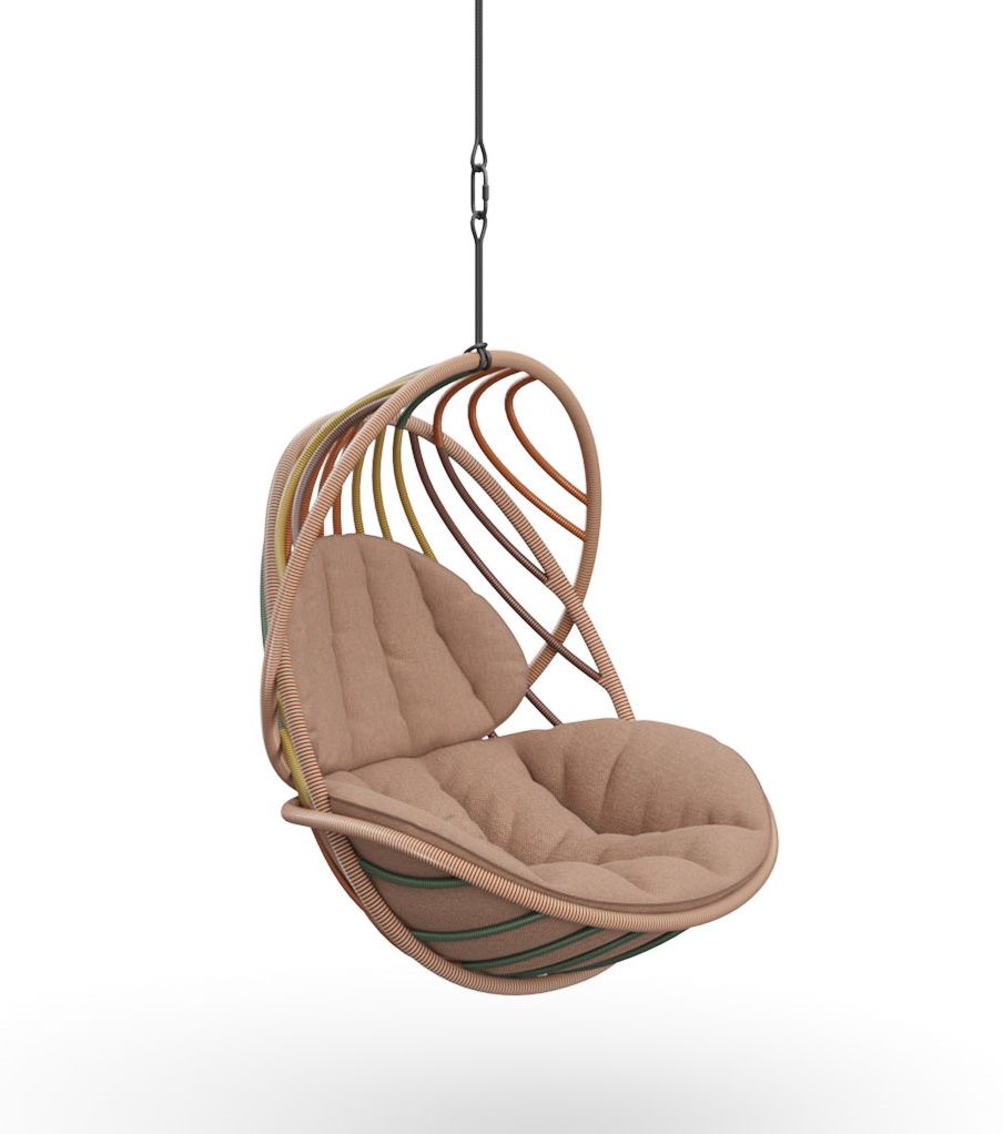 Kida Fauteuil suspendu avec coussin Dedon
