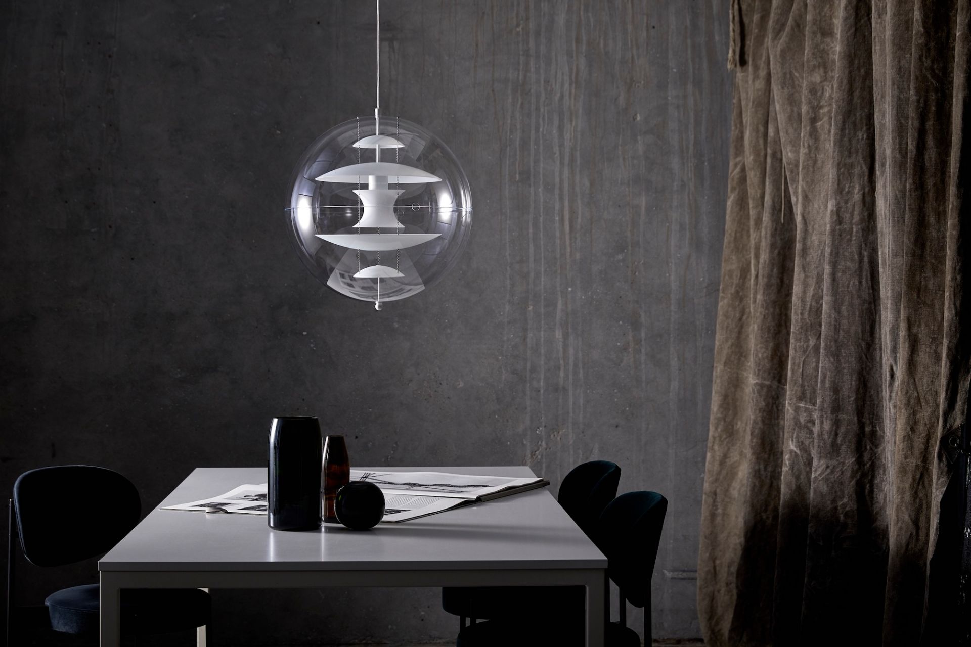 VP Globe Verre Lampe à suspension Verpan