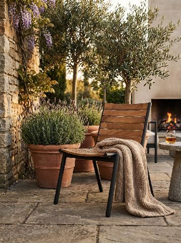 Pilotis Chaise Teck Extérieur Fermob