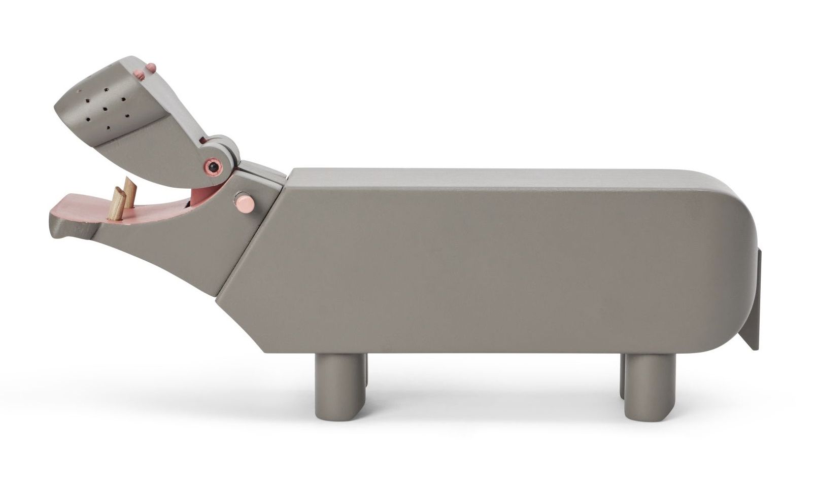 Hippopotame H9 cm gris Kay Bojesen
