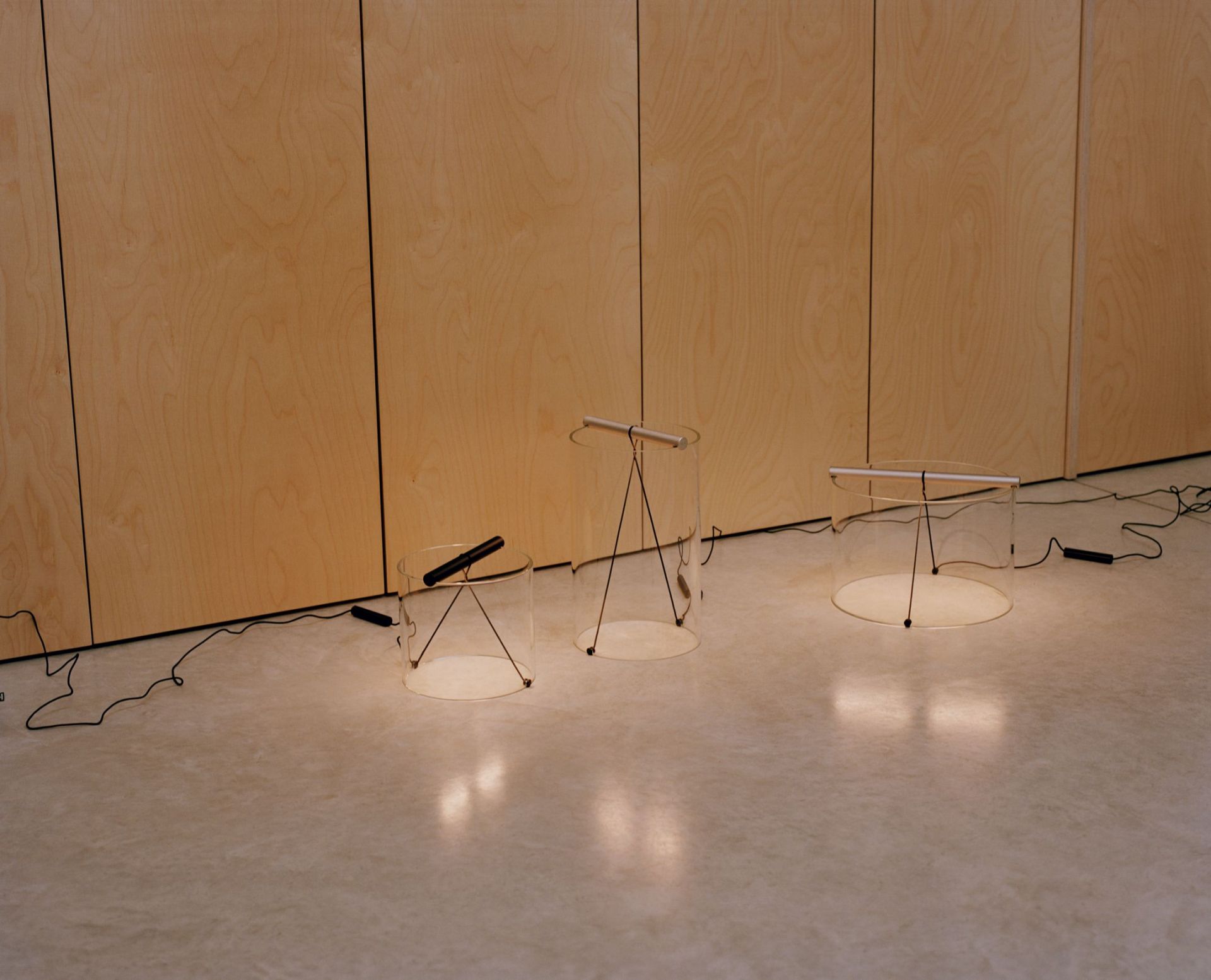 To-Tie T3 LED Lampe de table Flos Anodisé noir