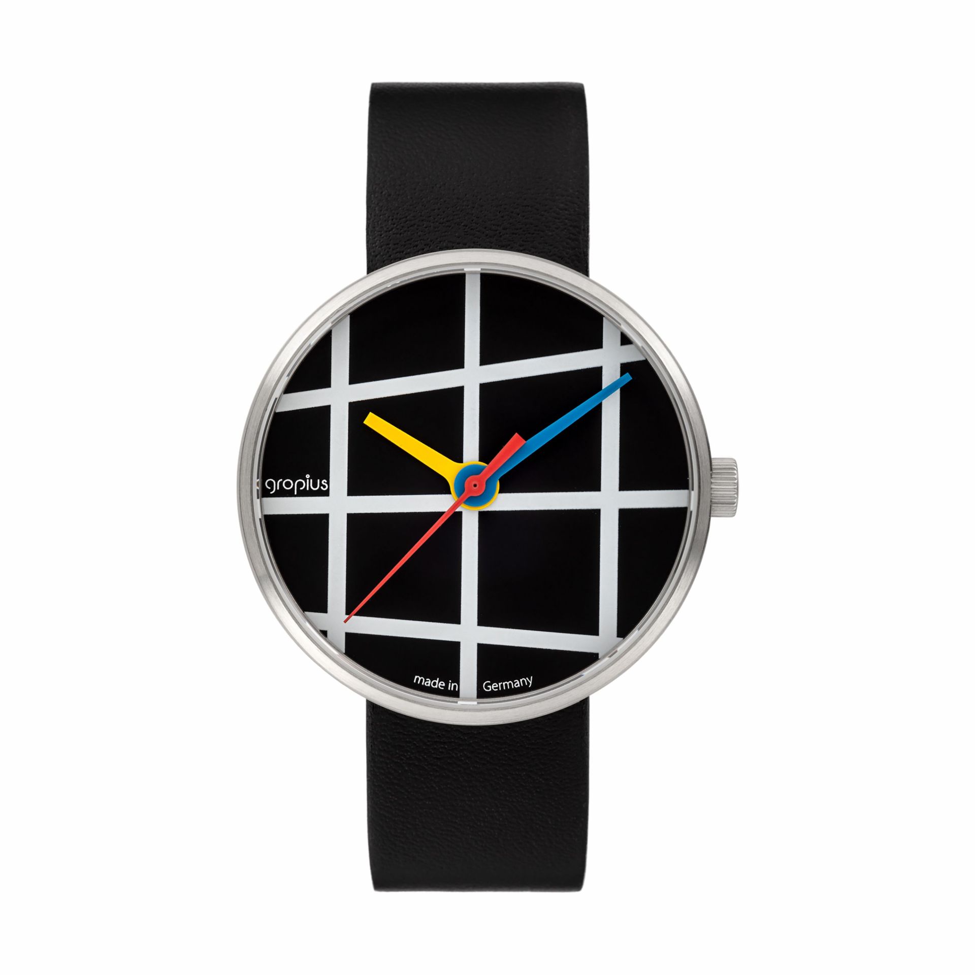 Montre Window avec bracelet en cuir Walter Gropius OFFRE SPECIALE