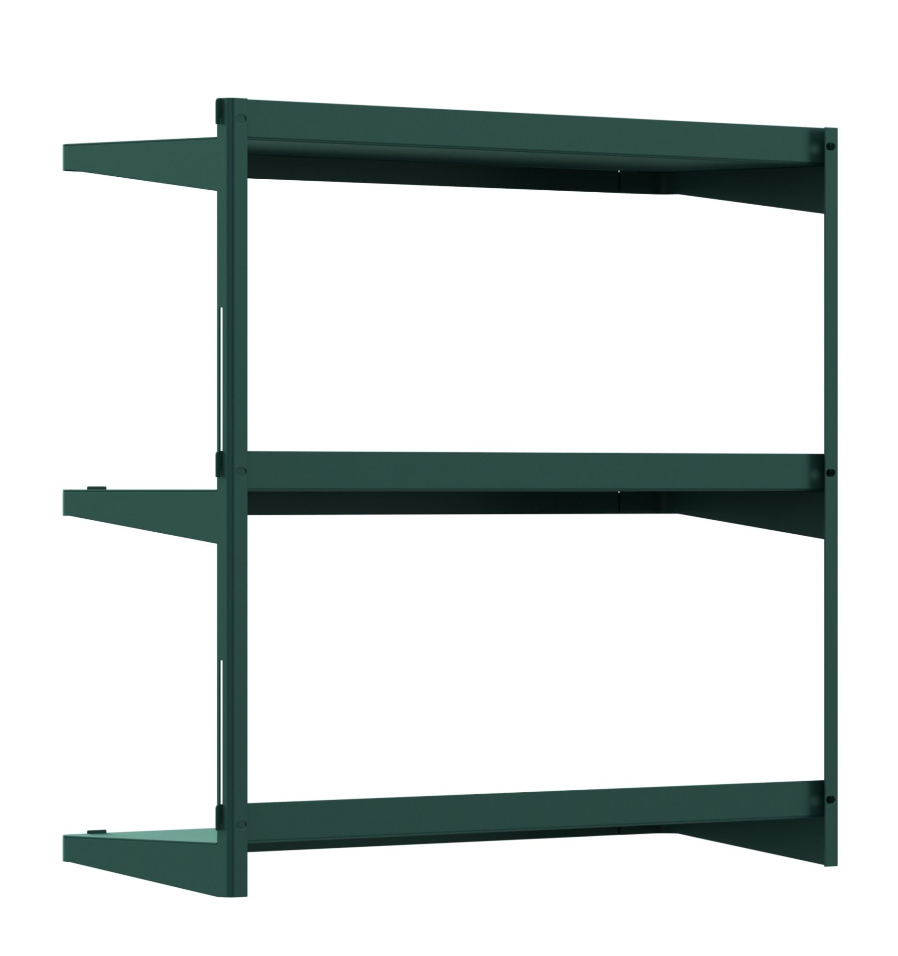 Étagère murale Click L 71 x P 21 x H 61 cm / VERT FONCÉ New Tendency OFFRE SPECIALE