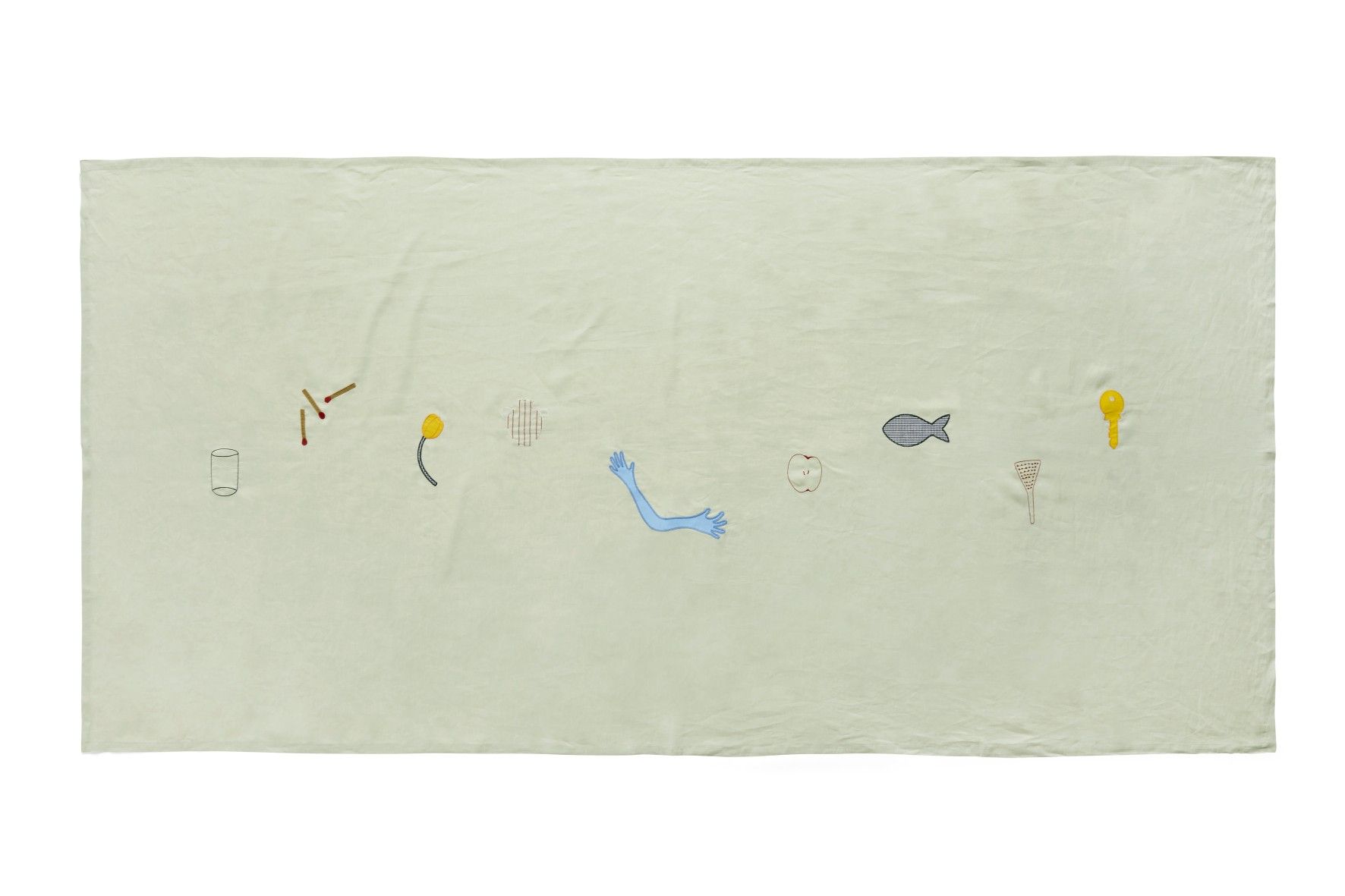 Sobremesa Tablecloth Nappe verte Hay OFFRE SPECIALE