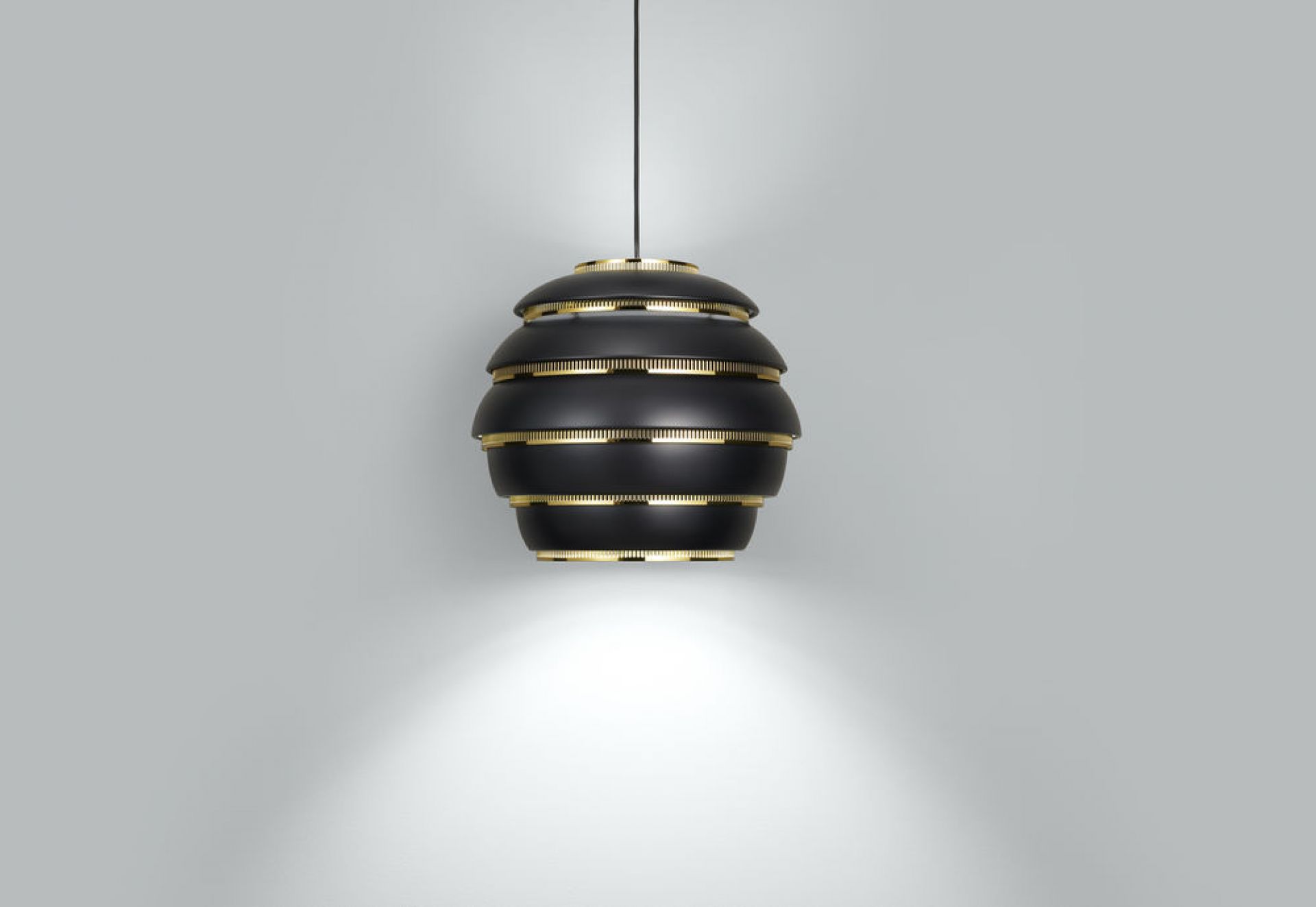 A331 Beehive Lampe de suspendue Noir Artek QUICK SHIP