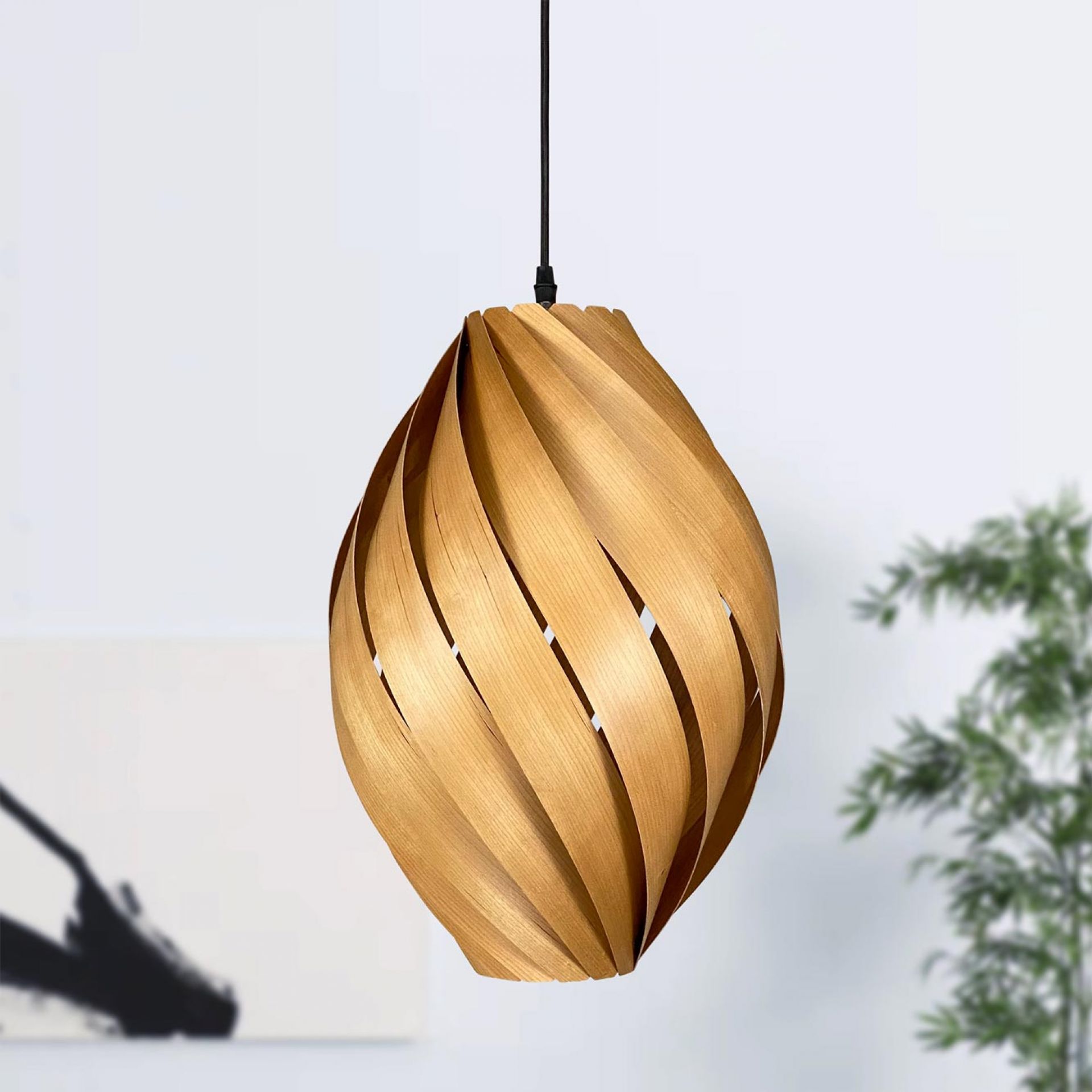 Ardére Lampe à suspendre arrondi Cerisier Gofurnit