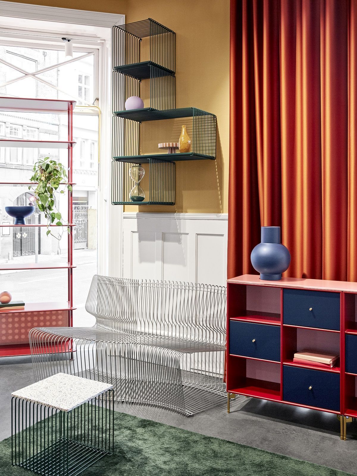 Panton Wire Cube Single étagère Montana