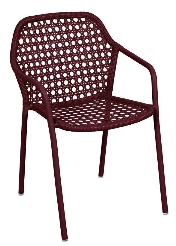 Croisette Bridge Chaise avec accoudoirs Extérieur Fermob