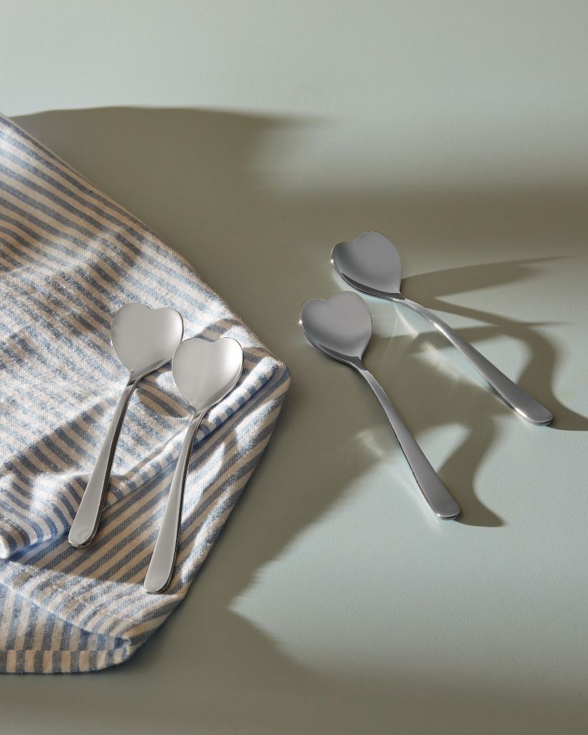 AMMI08Set Cuillère à moka Cœur Set Alessi 