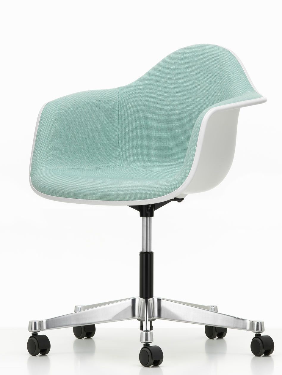 Eames Plastic Arm Chair PACC Entièrement rembourré Vitra
