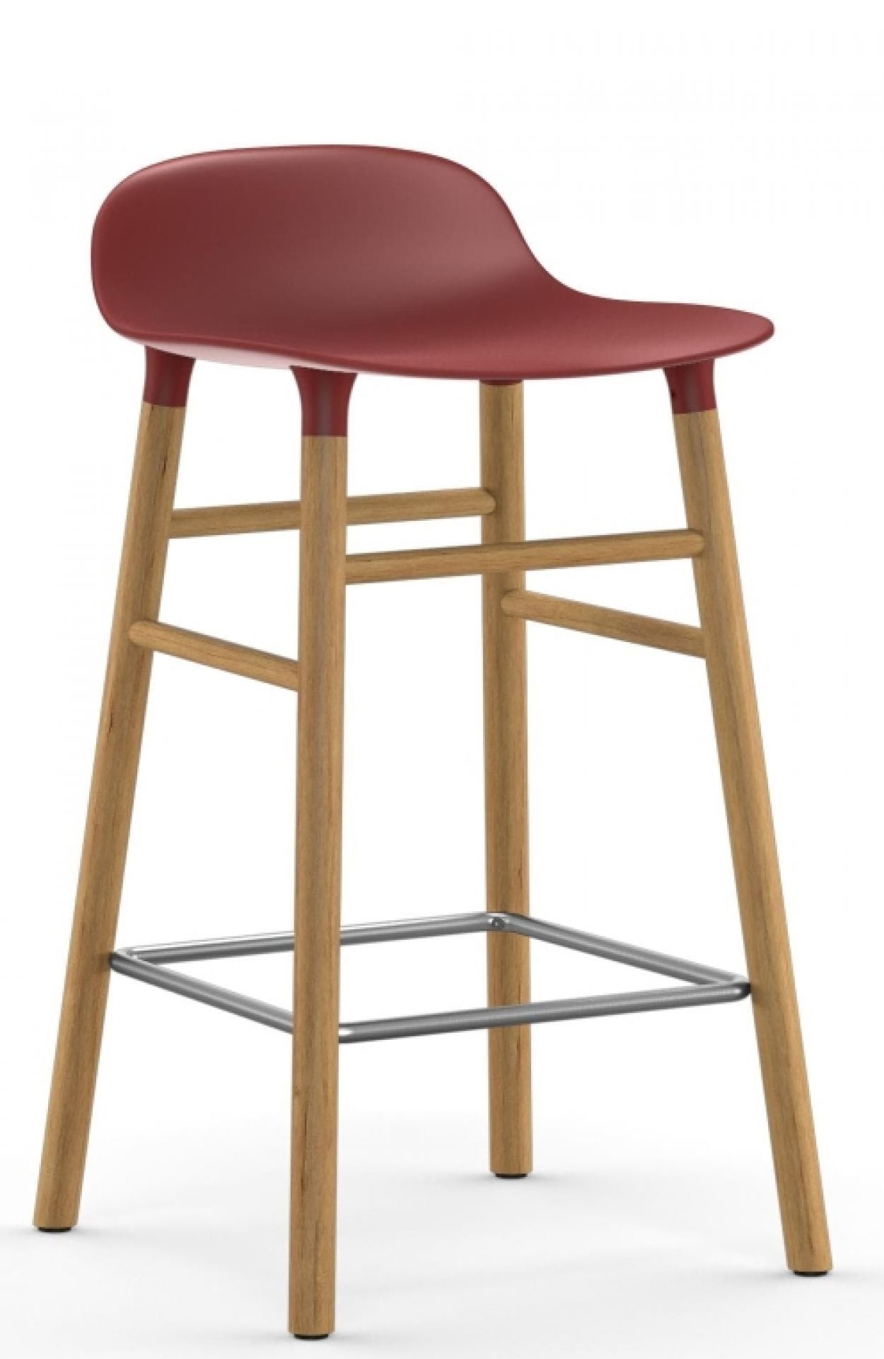 Form Barstool tabouret de bar H 65 cm Bois Normann Copenhagen