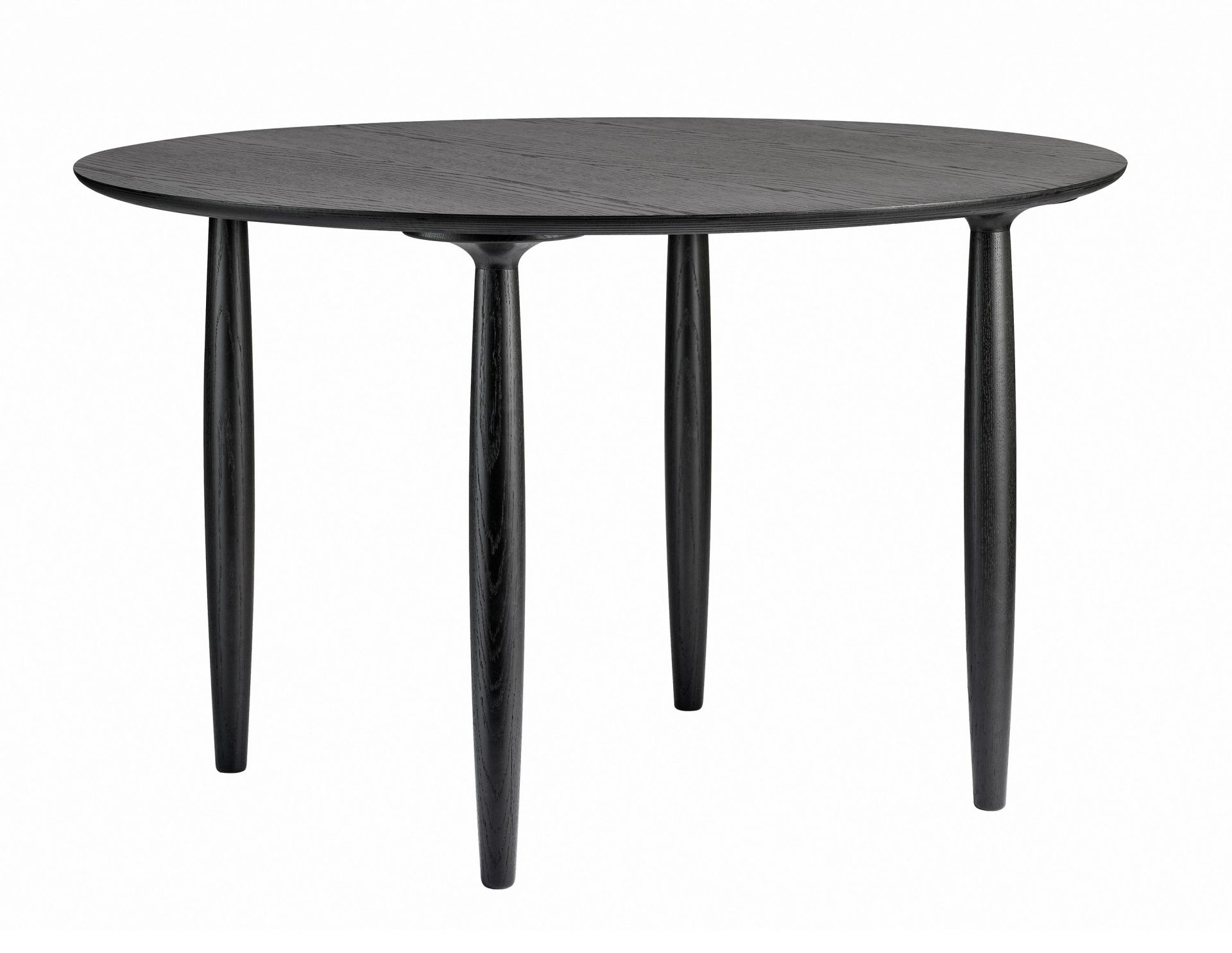 Oku table à manger ronde chêne noir  Norr11