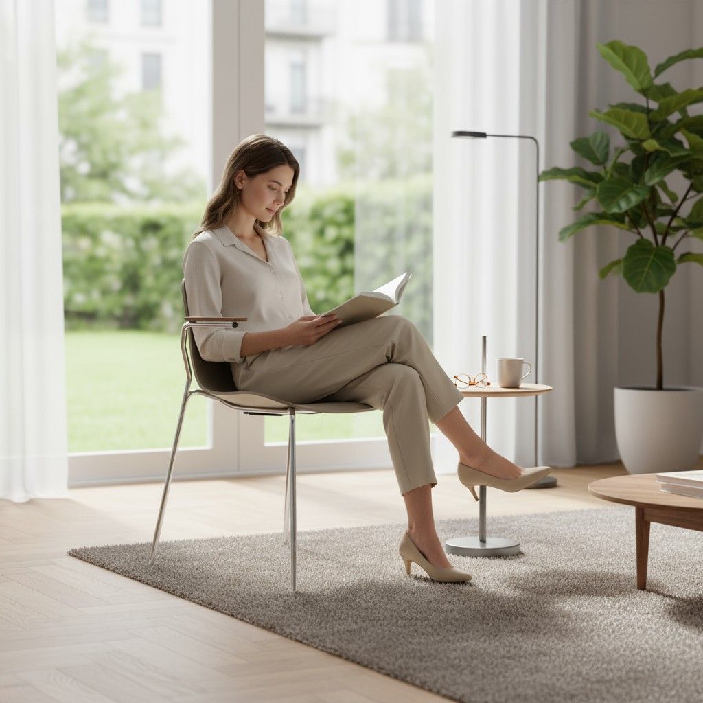 Langue Stack Armchair Chaise à accoudoirs NORR11