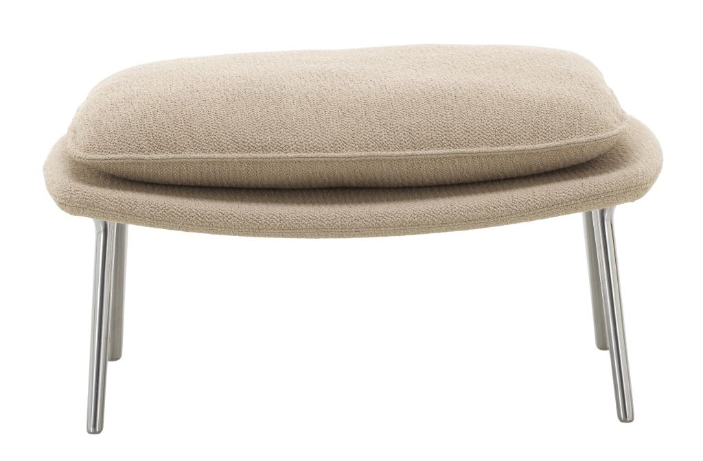 Slow Chair Ottoman Tissu Vitra 