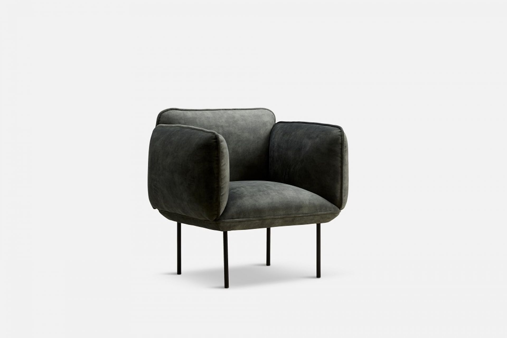 Nakki Armchair Fauteuil Woud gris fonce