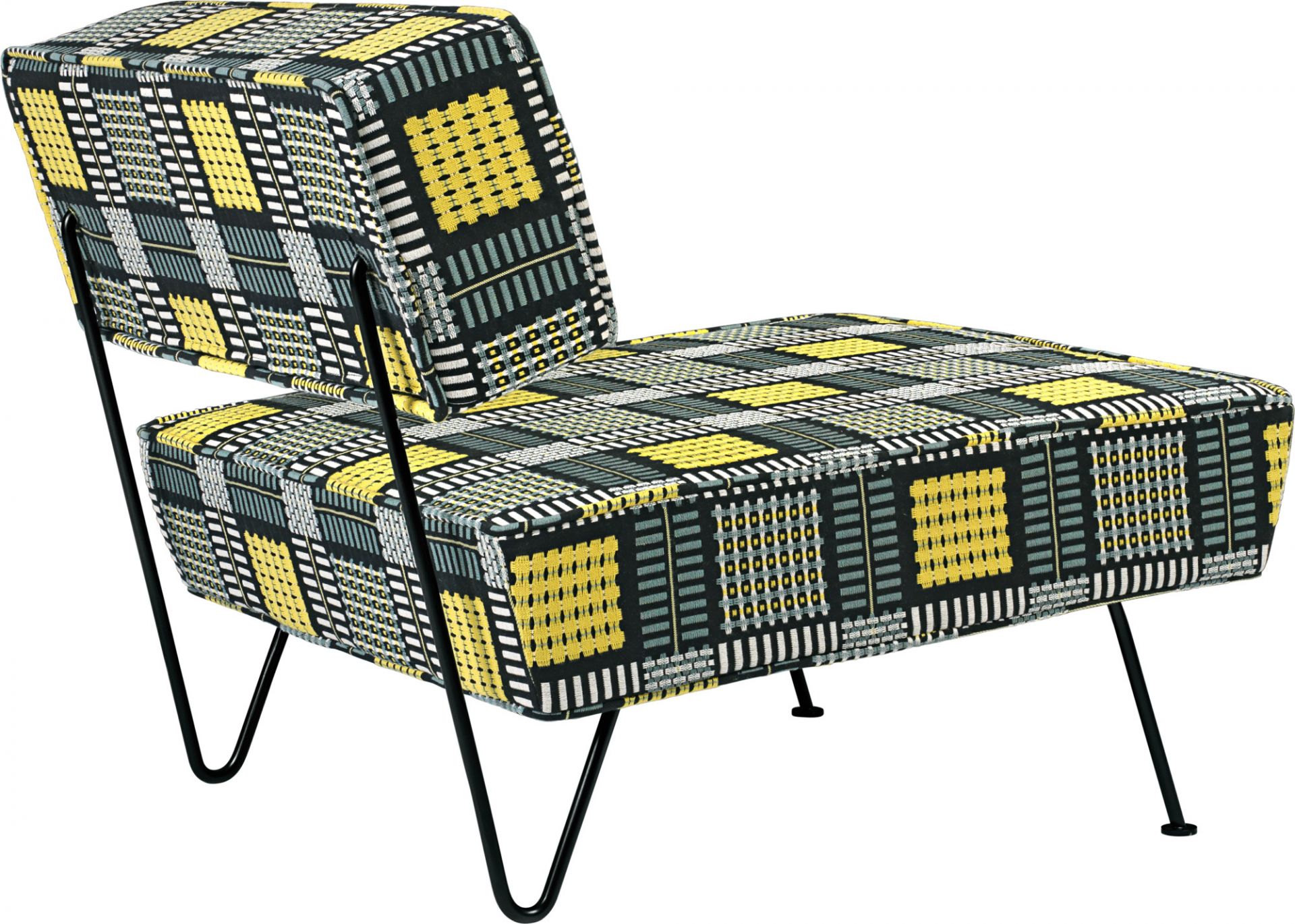 GT Lounge Chair chaise longue à motifs Gubi