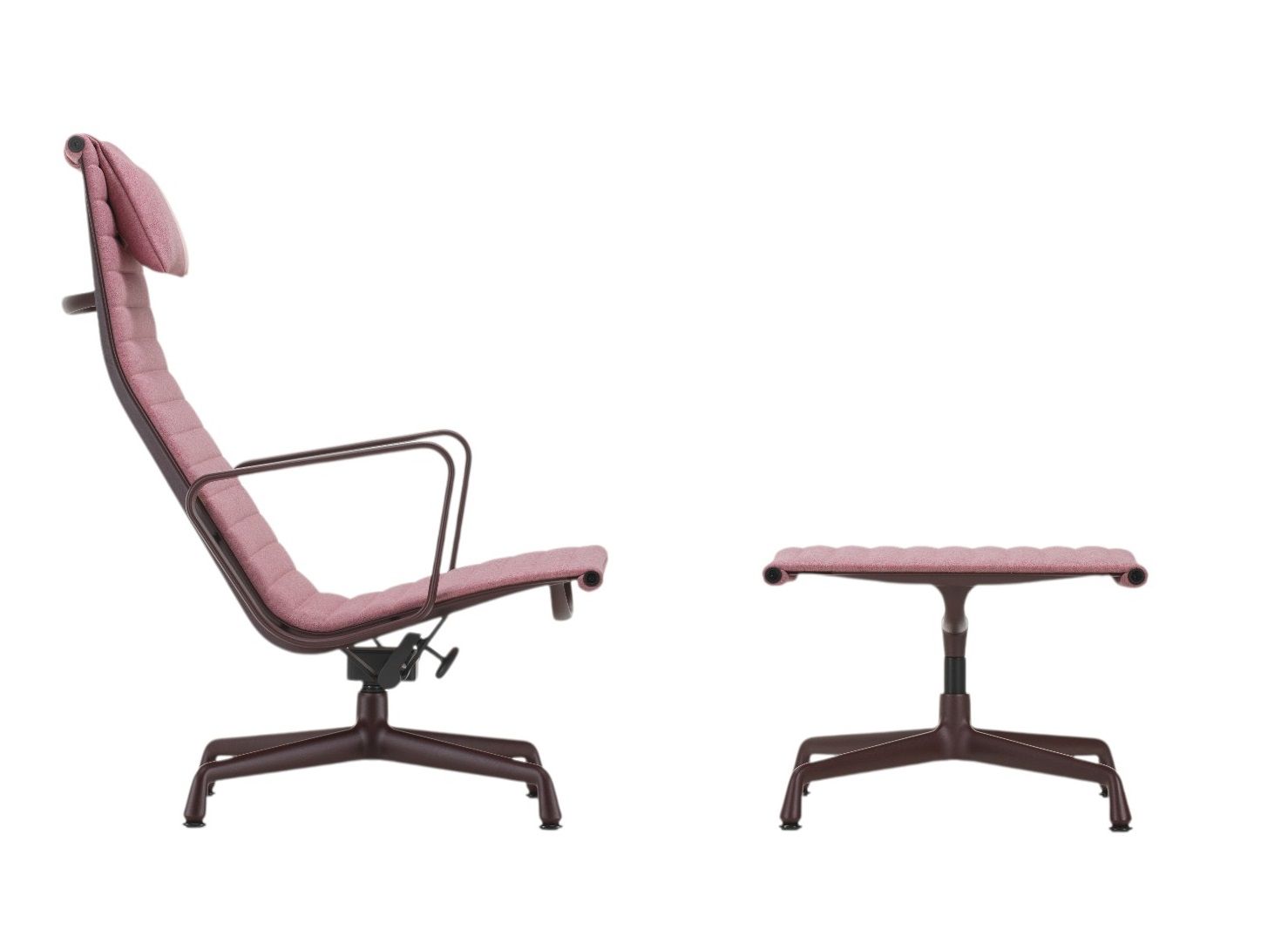 Aluminium Chair EA124 / EA 124 Fauteuil Vitra