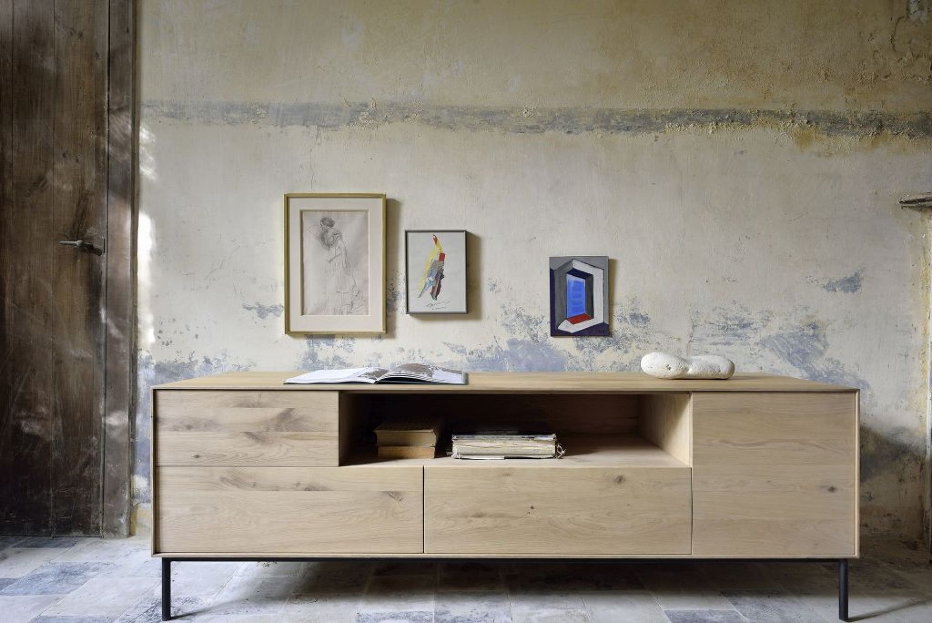 Whitebird Armoire TV chêne Ethnicraft