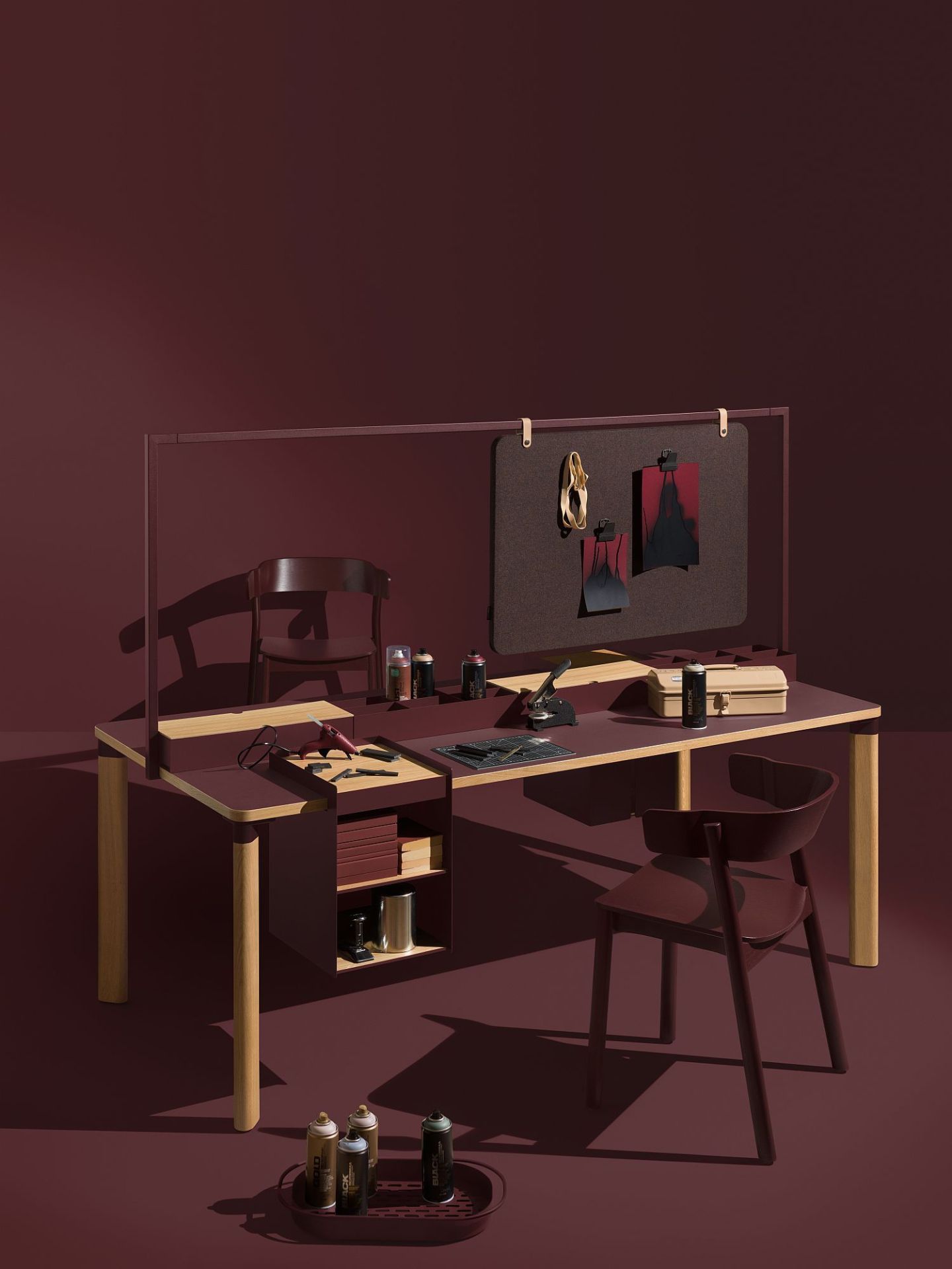 Enfold Table / Work Table Mizetto QUICK SHIP