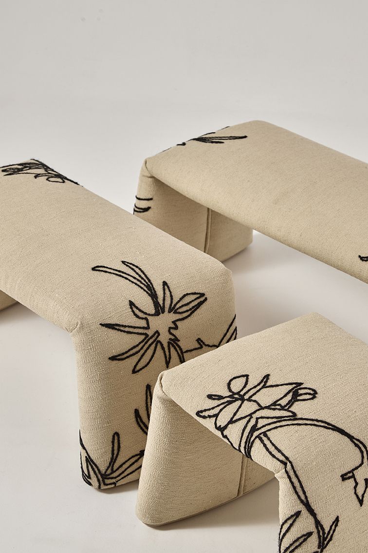 Banc de fleurs plié Nanimarquina 