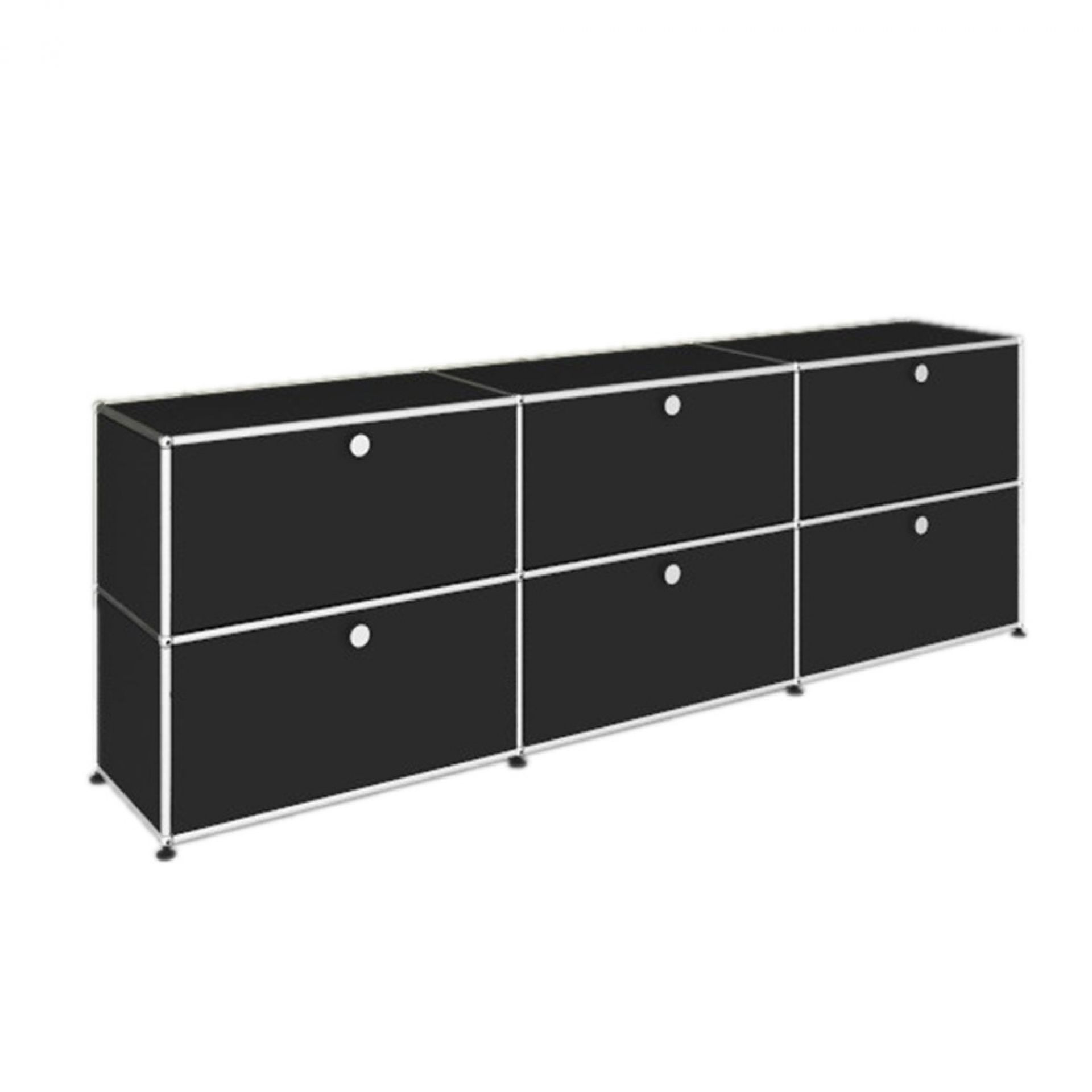 E Sideboard éclairé avec 6 portes pliantes USM Haller