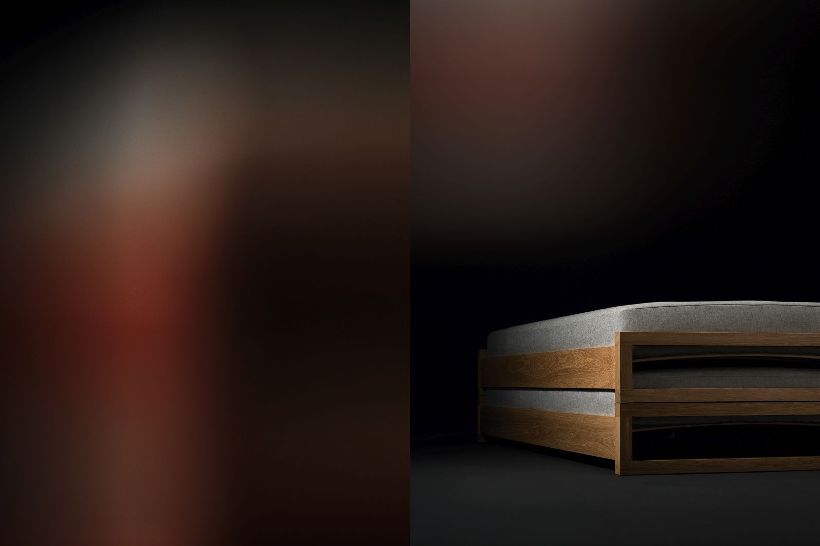 Guest 90 lit en bois chêne Zeitraum