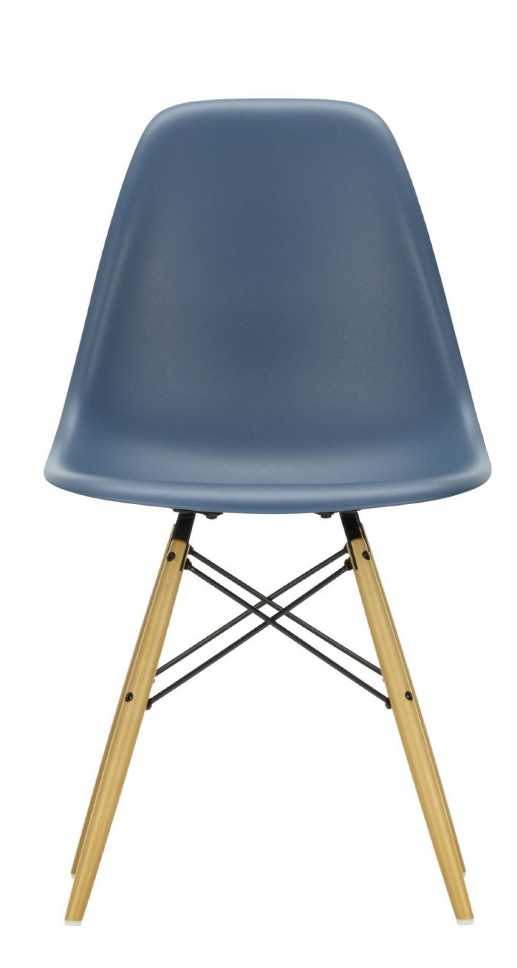 Eames Plastic Side Chair DSW Chaise Vitra Érable jaunâtre - Sea bleu