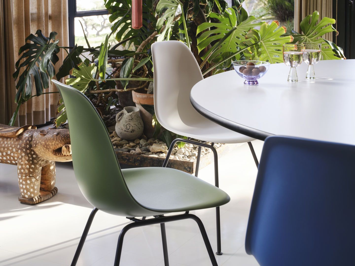 Eames Fiberglass Chair DSX chaise Vitra