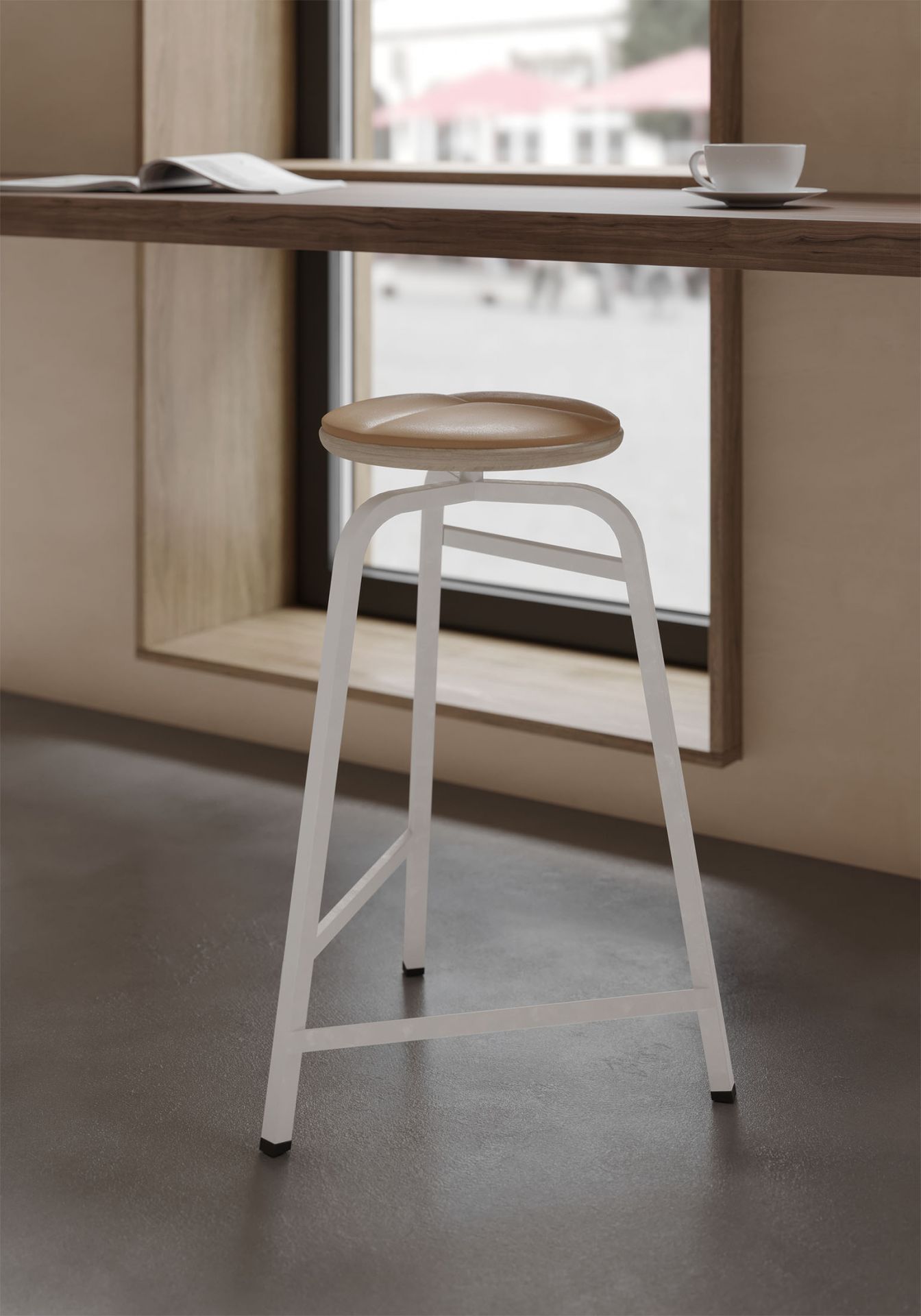 Treble Tabouret de bar noir Northern