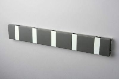 Knax Lite portemanteau mural horizontal 5 crochets GRIS Loca OFFRE SPECIALE