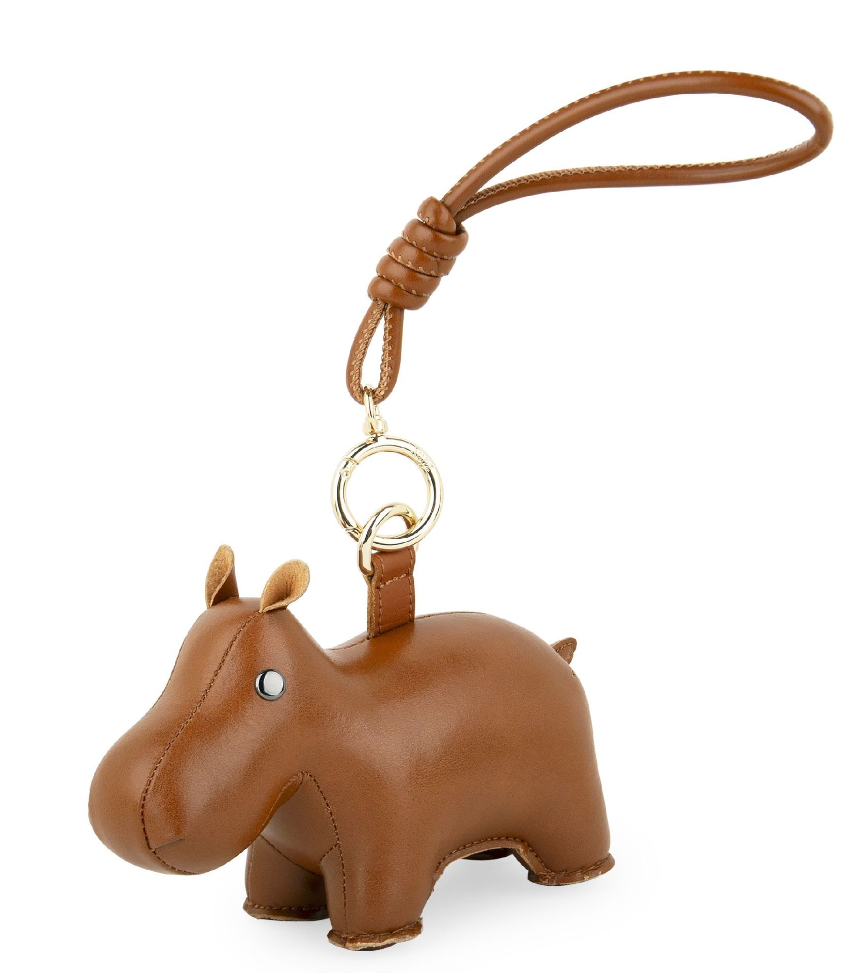 Bag Charm Pendentif de sac avec lanière Hippo Tan Züny