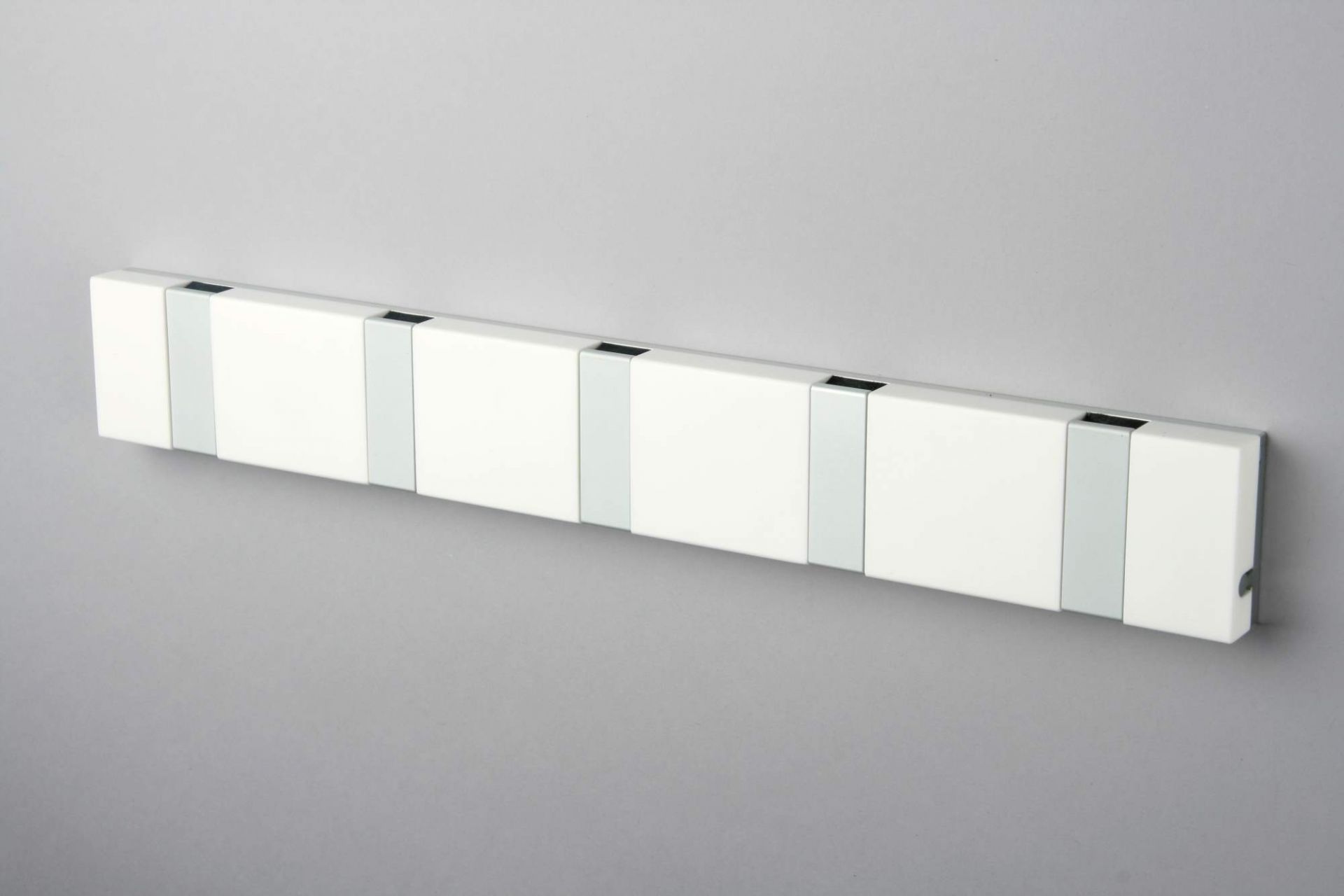 Knax Lite portemanteau mural horizontal 5 crochets GRIS Loca OFFRE SPECIALE