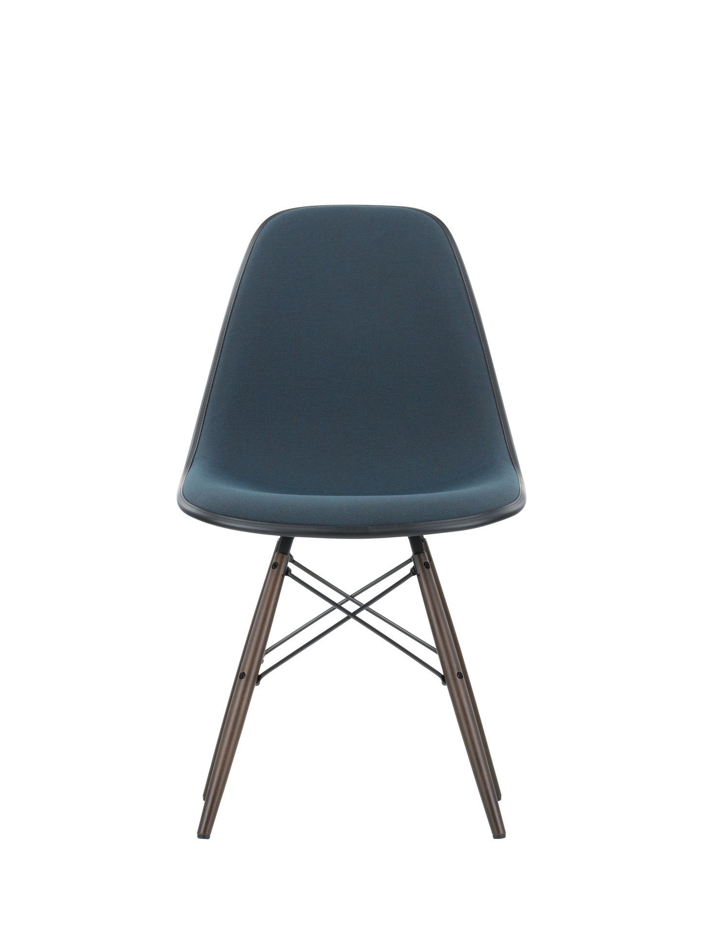 Eames Plastic Side Chair DSW chaise entièrement rembourrée Vitra