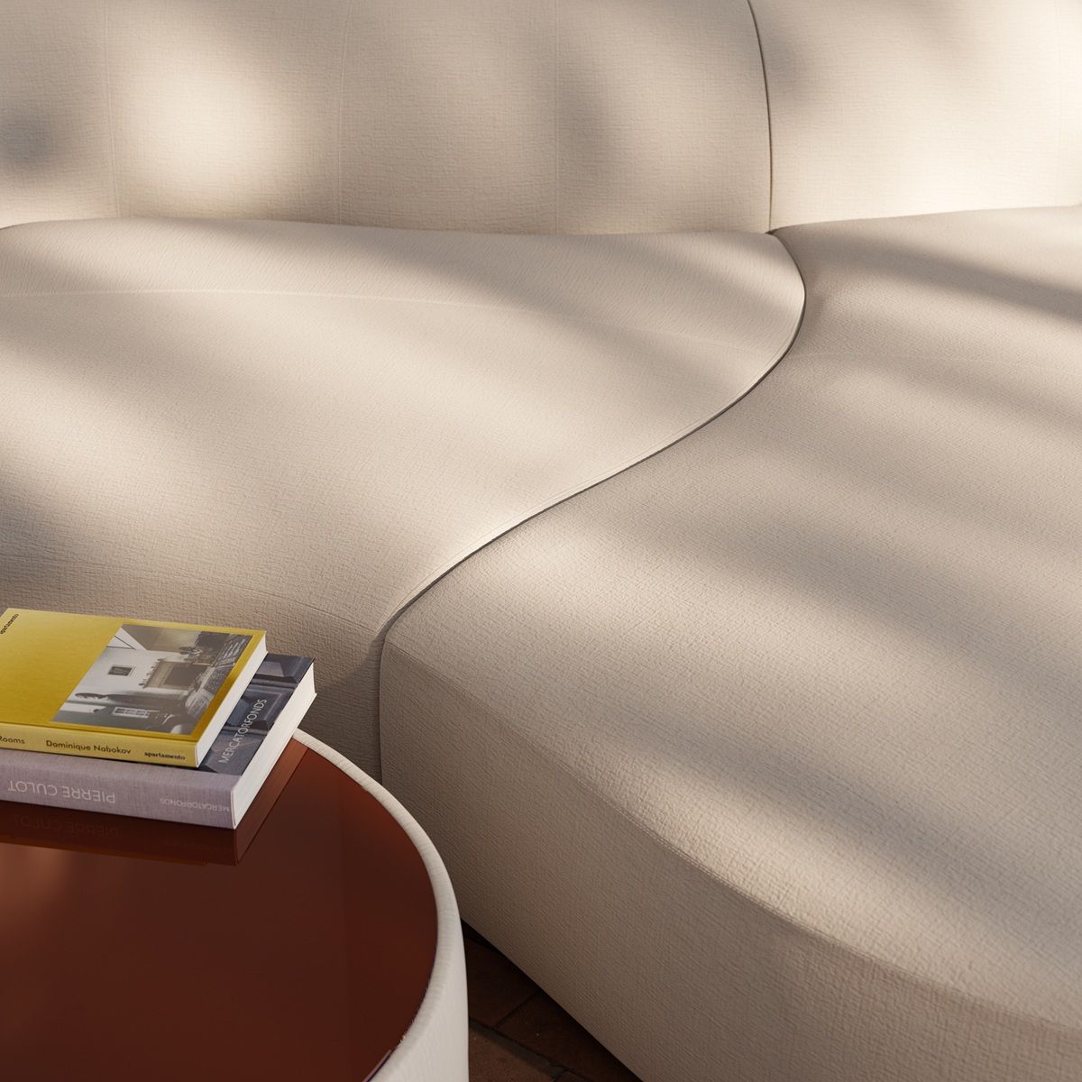 Canapé Siwa grand avec chaise longue Cor 