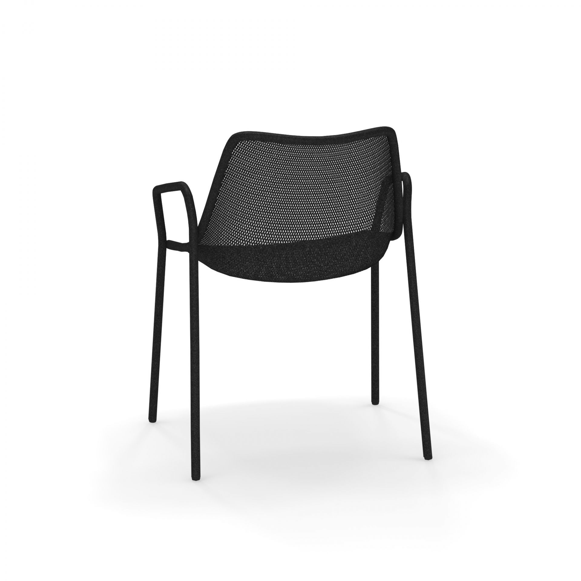 Round chaise à accoudoirs Emu