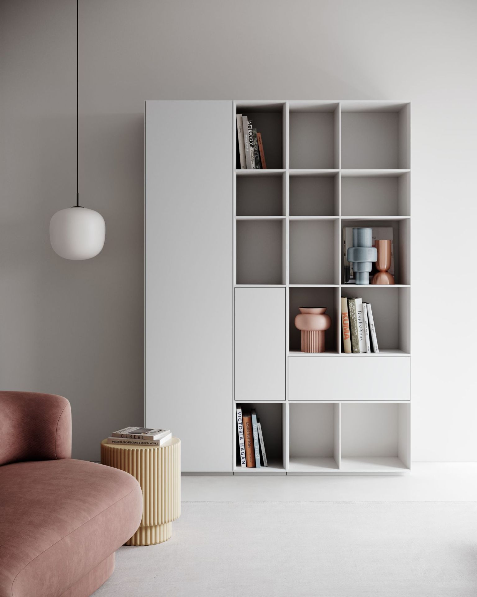 Nex Pur Étagère Porte en haut avec étagère Piure 