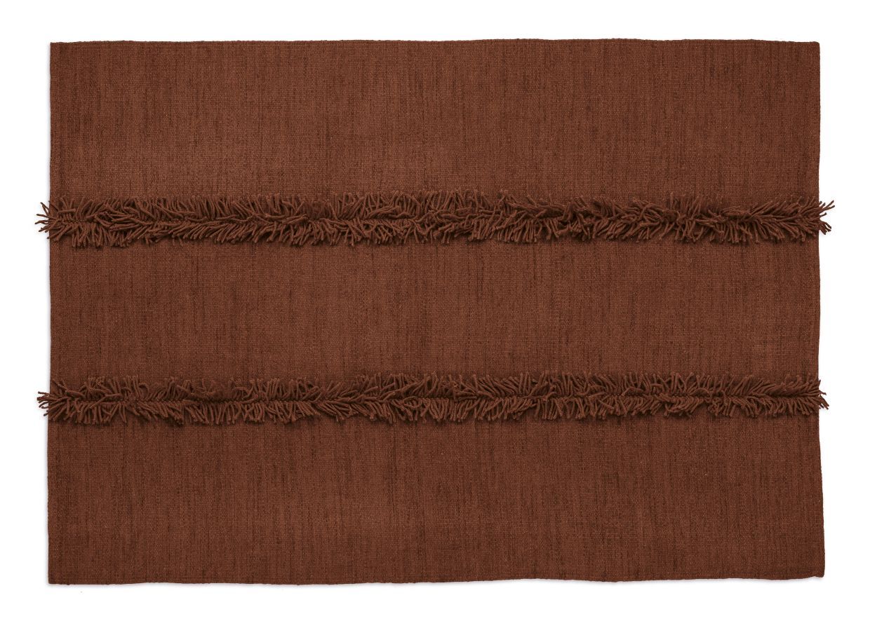 Mía Tapis marron 200x300cm Nanimarquina