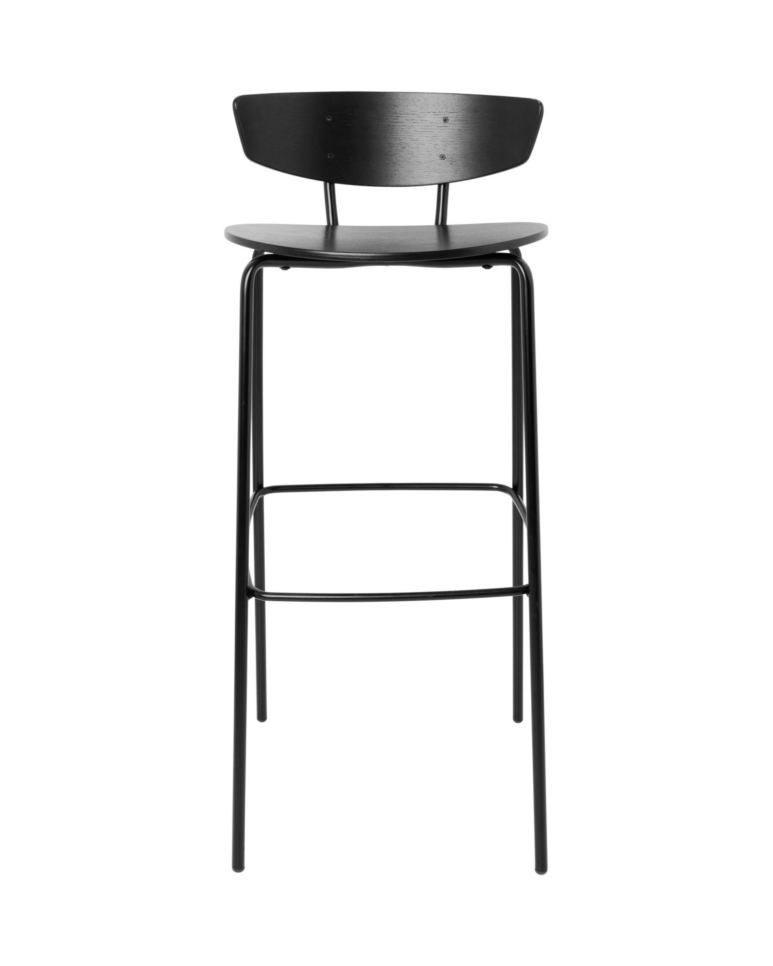 Herman Chaise de bar noir Ferm Living