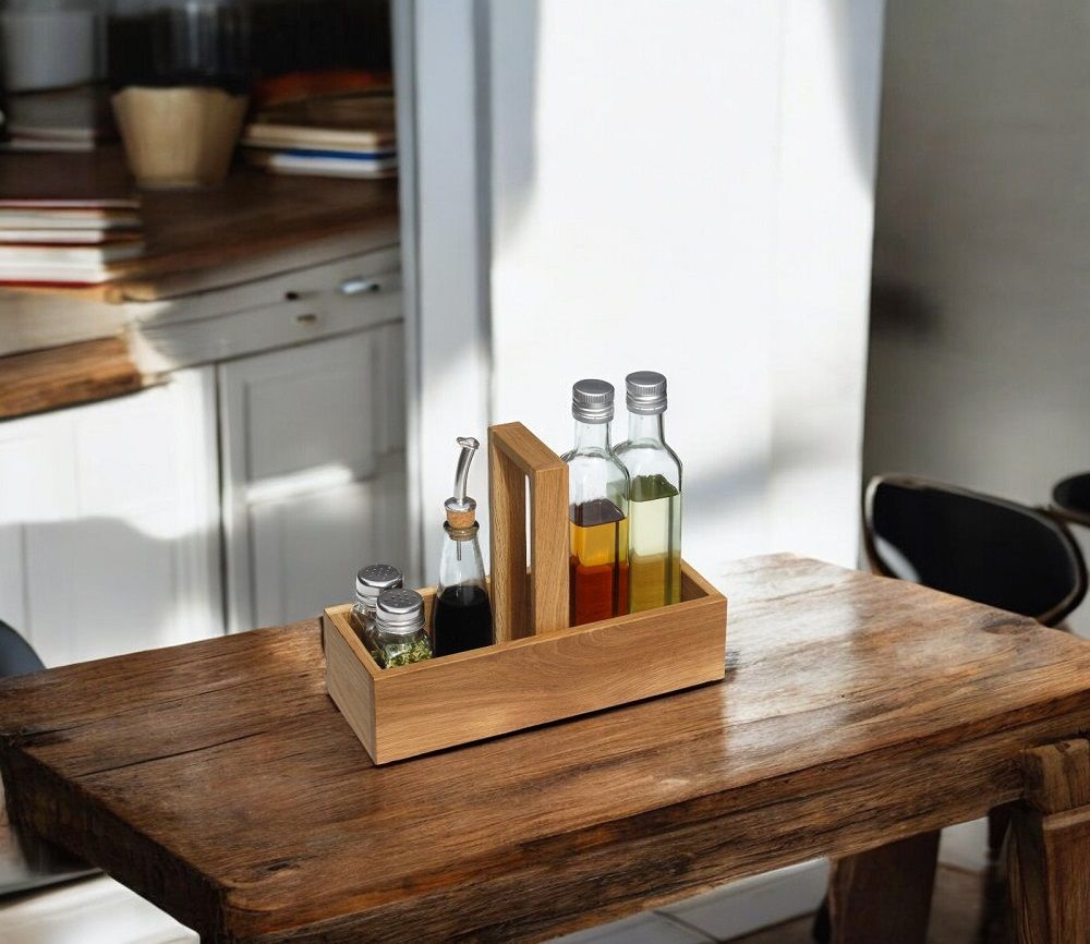 Boîte de table pour vinaigre et huile Side by Side