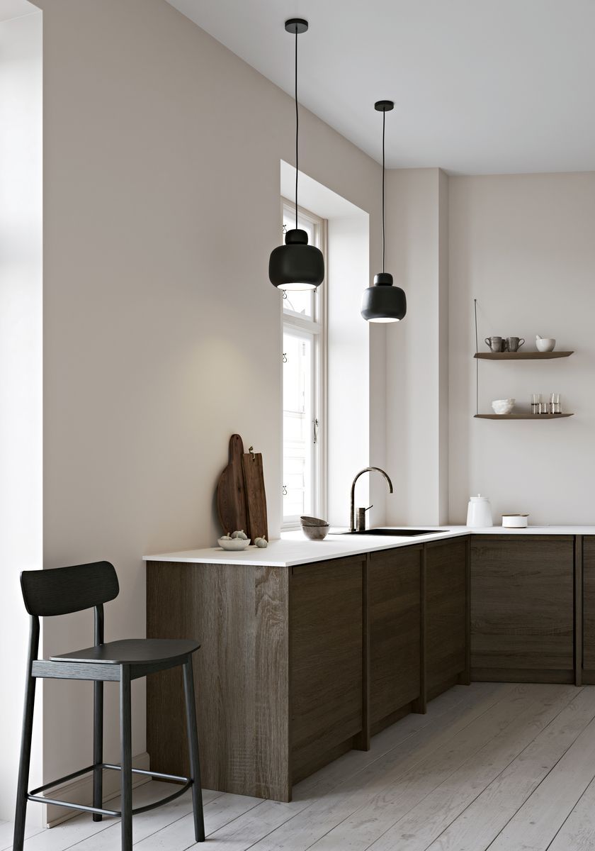 Stone Lampe suspendue grande noir Woud