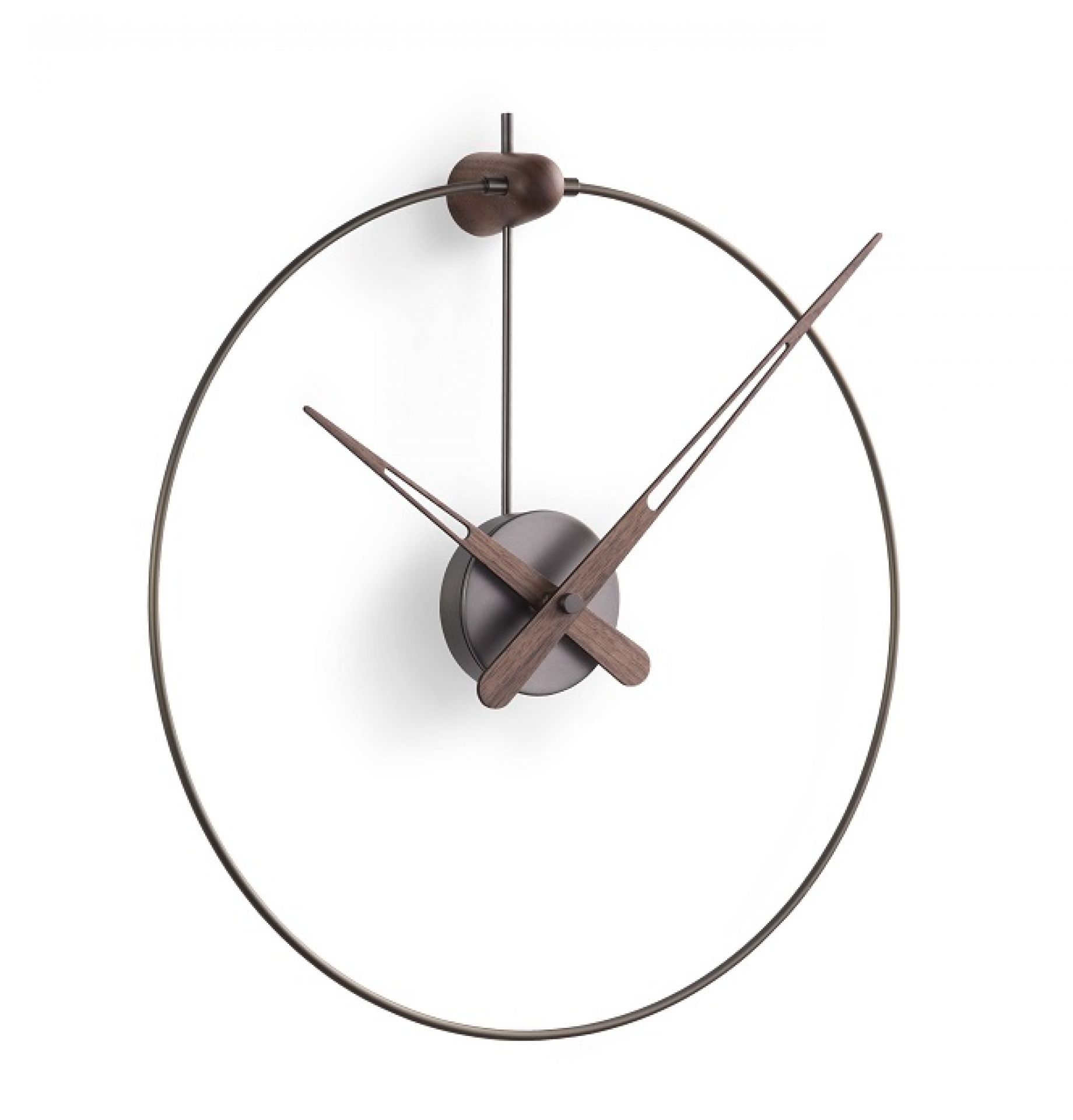 Micro Anda Clock Horloge murale nomon Noir