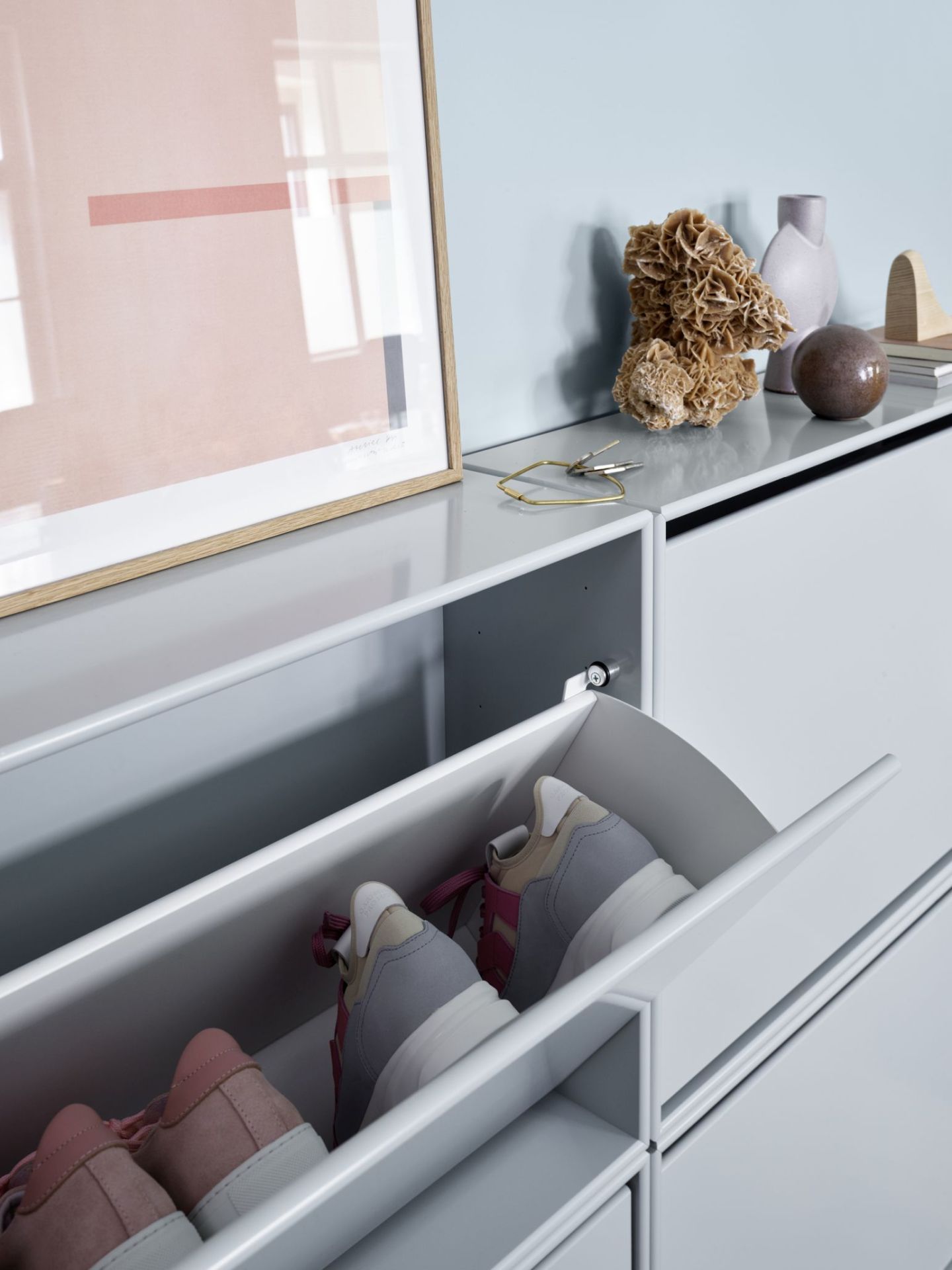 Hide Armoire à chaussures Oat Montana QUICK SHIP
