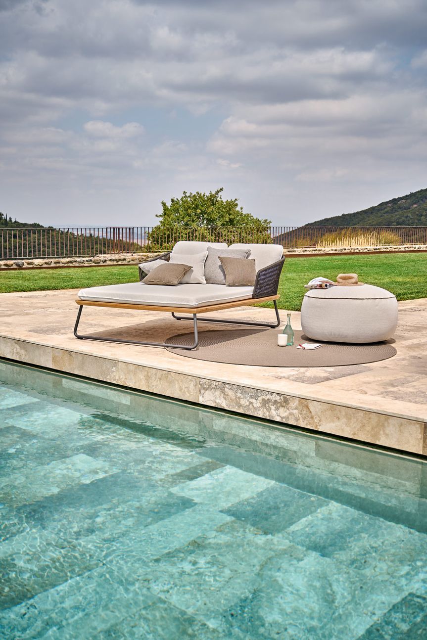 Maliha Lounge Tabouret Rond Outdoor Weishäupl  