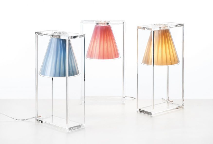 Light-Air lampe de table recouverte de tissu Kartell