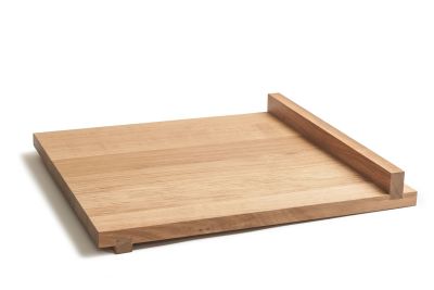 Planche à pâte et planche à travailler en chêne côte à côte